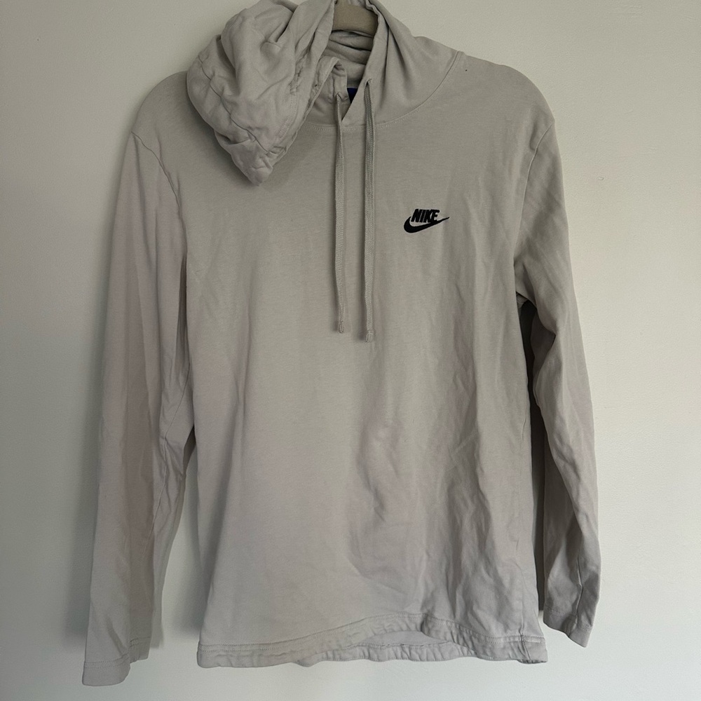 Nike Men’s Lightweight Hoodie Pullover | Size Small | Off-White/Cream